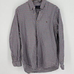 Ralph Lauren Men’s Tattersall Check Shirt Button Down size Large